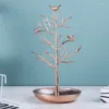 Home Decor Metal Bird Tree Storage Rack Retro Oor Stud oorbellen Sieraden Decoratie Display Stand