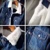 Erkek Ceketler Dimusi Kış Denim Moda Polar Kalın Sıcak Kot Ceket Slim Slim Dış Giyim Windbreaker Cowboy Coats 6xl 220908