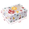 Christmas Decorations Cookie Boxes Bakery Box With Window For Pastries Cupcakes Candy Holiday Treat And Party Favor 8 3 X Sports2010 Amp9B