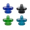 Smoking Accessories 35mm OD Colorful Glass Bubble Carb Cap UFO Shaped for Flat Top Quartz Bangers Dab Rigs Carb Caps