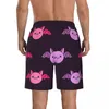 Shorts pour hommes maillots de bain pour hommes Halloween avec des chauves-souris mignonnes hommes troncs maillot de bain homme vêtements de plage pantalons courts Bermuda Boardshorts