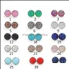 Stud Round Stainless Steel Stud 10Mm Resin Druzy Drusy Earrings Handmade For Women Jewelry Men Drop Delivery 2021 Dhseller2010 Dhwoe