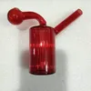 Smoking Accessories Wholesale protable colorful mini Painting glass oil rig bong water pipe Ash Catcher Hookah