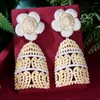 Dangle Earrings Godki Luxury Flower African for Womended Wedding Cubic Zirconia Zirconia Crystal Dubai Bridal Party Jewelry 20223078949