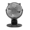Elektrikli hayranlar masaüstü kedi kulak klip fanları mini şarj edilebilir usb fan yurt ofis araba küçük klip fan 360 degree dönen ventilatör T220907