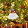 Autres fournitures de fête d'événement 1pc Noël Gnomes Peluche Santa Doll Noël Nain Elf Décoration Arbre Pendentif Peluche Kid Toy Année Cadeau Ornements # T2P 220908