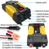 4000W piekauto -omvormer DC 12V tot AC 110V/220V LED Display Power Inverter Dual USB gemodificeerde sinusgolf