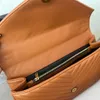Quilted College Postman Bag Women Flap Crossbody Shoulder Bag Genuine Leather Gold Hardware Solid Color Handbag Purse Small Tote Wallet 31cm