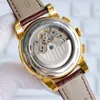 42 mm Montre de Luxe Mens Watches Multi-fonction automatique Machine Machine 316L Case de montre en acier fin