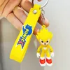 Cartoon Super Mouse Sonic Toy Key Chain Car Animation Sötkey Pendant Doll Bag Pendant Keychain