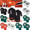 American College Football Wear College Miami Hurricanes Football Jersey 15 Gregory Rousseau 15 Jarren Williams 4 Jeff Thomas 23 Cam'Ron Harris NCAA College Men Wome