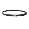 Ceinture pour femme simple cercle noir pour femme personnalité simple ceinture pour femme