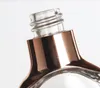 Tubi Bottiglie di vetro contagocce Liquido per aromaterapia di alta qualità per pipetta per olio essenziale da massaggio Bottiglie ricaricabili trasparenti da viaggio