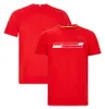 T-shirt des Fans de l'équipe de Formule 1 T-shirts de course F1 T-shirts d'été décontractés à col rond T-shirt respirant Sports de plein air Jersey à séchage rapide grande taille