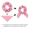 Cabr￳n de goma l Acouint Scrunchies for Women Adorable Bow Pink Pink Pink Earny Satin Elastic with and Girls Drop Luckyhxshop amecb