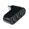 Degree Mini USB 2.0 Hub 3 Porte Cavo adattatore splitter ad alta velocità per PC Laptop Ladron Puertos