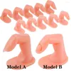 False Nails 1/5/10Pcs Practice Finger Manicure Hand Acrylic Nail Tips Fake With Design Swatches Plastic Display Tool