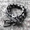 Bracelet dragon en acier inoxydable punk Black Gold Silver Color Men Braclet Hip Hop Street pour mâle Homme6237263