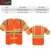 Other Protective Equipment L High Visibiility Safety Vest Wholesale Reflective Vests Shirt With Zipper Pockets Xl For Outd Sports2010 Amqnz