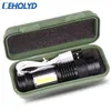Built-in Battery Usb Charging Led Flashlight XP-G Q5 Cob Led Zoomable Waterproof Tactical Flashlight Lamps Lantern For Camping J220713