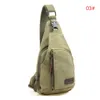 New Men Handbag Vintage Canvas Leather Crossbody Bag Satchel Shoulder Bag Sling Chest PackBag