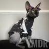 Trajes de gatos roupas de gato de gato de gato ou inverno camiseta de camisa de camiseta de gola alta de g￺mula Devon Sphynx Costume de terno de gato sem p￪los 220908