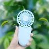 Elektriska fläktar Portable Hanging Neck Fan USB RECHARGEABLE Mini Folding Fan Outdoor Handheld Air Conditioner Travel Cooler 3 Gears Justerbar T220907