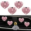 Air Freshener Car Vent Clip Charms Crystal Diffuser Rhinestone Oil Fresheners For Women Bling Accessories Stylish Practical Lulubaby Amfba