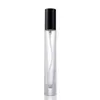 10 ml Trave Nachfüllbare Flasche Edelstahl Metall Roll-on-Flaschen 10 cc Transparente Glasrollerkugel 300 Stück