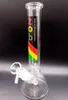 Eau en verre transparent Bong Straight Gamiahs 8,5 pouces d'huile DAB Recycler Recycler Fumer Pipes avec une femelle Joix de 18 mm