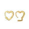 Hoop Earrings High Quality Fashion S925 Hypoallergenic Small Heart Shaped For Women Girls' Studs Jewelry