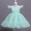 Robes de fille Robe de fille d'été Fête d'anniversaire Robe de princesse Enfants Robe à pois Robe de fille de fleur Tutu de mariage Robes moelleuses Vestidos 220908