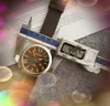 Designer-Herrenuhren mit großem Zifferblatt, 50 mm, Quarzwerk, männliche Zeituhr, Geschenke, hochwertige, exquisite Geschenk-Armbanduhren aus Gummi, Montre de Luxe
