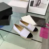 Ballerine da donna Scarpe di tela Mocassini con berretto di lusso in pelle Cucito a mano puro Espadrillas trapuntate di lusso