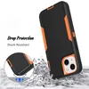 Armor Rugged Defender TPU PC Phone Cases For iPhone 11 12 13 14 15 Pro Max Cellphone Heavy Duty Shockproof Cover