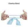 Hair Rubber Bands L Colorf Solid Satin Long Ribbon Knotted Bows Scrunchies Ties Ponytail Headbands Elastics Hairbands Bubble Yydhhome Amhz1