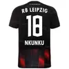 22-23 FC Club 10 FORSBERG Jersey de football 18 NKUNKU 25 OLMO 19 SORLOTH 9 POULSEN 4 ORBAN 21 BROBBEY 7 SABITZER Kits de chemise de football Couleur de l'équipe Numéro de nom personnalisé LaiBiXi