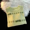 Blusas masculinas zazomde listra suéter rasgado homem pulôver hole malha jumpers de grande tamanho harajuku manga longa blusas de manga longa tops green pullover masculino t220906