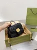 حقائب السهرة أعلى جودة مارمونت سلسلة حقائب الكتف امرأة أزياء كلاسيكية فاخرة مصمم حقائب سيدة جلدية مأدبة رسول أسود كرو