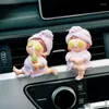 Interieur decoraties auto lucht outlet clip decoratie anime schattige spa meisje actie figuren geur auto accessoires meisjes geschenken