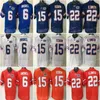 American College Football Wear College NCAA Florida Gators College 15 Tim Tebow Trikot Herren 22 Emmitt Smith 6 Jeff Driskel Fußballtrikots University Stickerei Blau