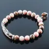 Natural Stone Love Heart Strands Armband For Women Men Agates Crystal Jewelry Reiki Healing Rectangle Yoga Bangle Gift BK333