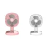 Elektrikli fanlar geri çekilebilir katlanır mini masaüstü fan açık usb fan şarj döner aromaterapi ve buz T220907