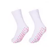 Racing Jackets 2pcs Tourmaline Chaussette Magnétique Thérapie Auto-Chauffante Chaussettes De Soins De Santé Unisexe Chaud Soulager La Fatigue Des Jambes Réguler Le Flux Sanguin