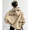 Women's Hoodies Sweatshirts spring and autumn brand embroidered hooded sweater women design sense ins fried street loose 220907