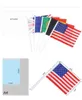 Wereldbeker Juichend bunting verzamelbare buitenhand Crank nationale vlag decoratie jersey nationale team Qatar Brazili￫ Argentini￫ Duitsland Belgi￫ mini vlaggen SSSS