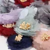 Faux Floral Verdure 10 Pcs Mini Mousseline De Soie Fleur Chapeaux Chapeau Robe Vêtements Décoration Diy Accessoire De Cheveux Faire Cadeau Boîte Décor Dentelle Fil Fleur J220906