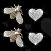 Air Freshener Bling Bee Vent Clips Crystal Car Fresheners Diffuser Clip Rhinestone Decoration Interiör Dekor Tillbehör Toppscissors AMDG1