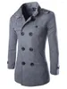 Trenchs homme manteau laine drap de laine veste vent