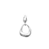 Boucles d'oreilles à clous de forme extérieure en forme de goutte d'eau nue pour femmes, classique, en argent Sterling S925, motif irrégulier, clous d'oreille, haute joaillerie, cadeau de fête d'anniversaire